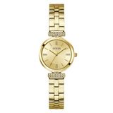 Guess Array GW0762L2 Horloge - Staal - Goudkleurig - Ø 28 mm