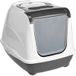 AniOne Kattenbak Flip Cat S Donkergrijs