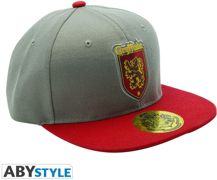 Abystyle harry potter - grey & red gryffindor snapback cap