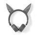 Nedis HPWD4000GY - Casque - Supra-auriculaire - Filaire - Gris