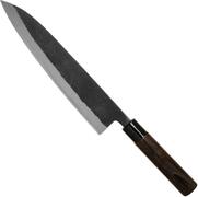 Munetoshi Nashiji Black Gyuto koksmes 24 cm