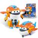 Super Wings Supercharged Taki transformeerbaar vliegtuig, hoogte ca. 12,7 cm, 2-in-1 actiefiguur, vliegtuigspeelgoed en robotfiguur voor jongens en meisjes vanaf 3 jaar