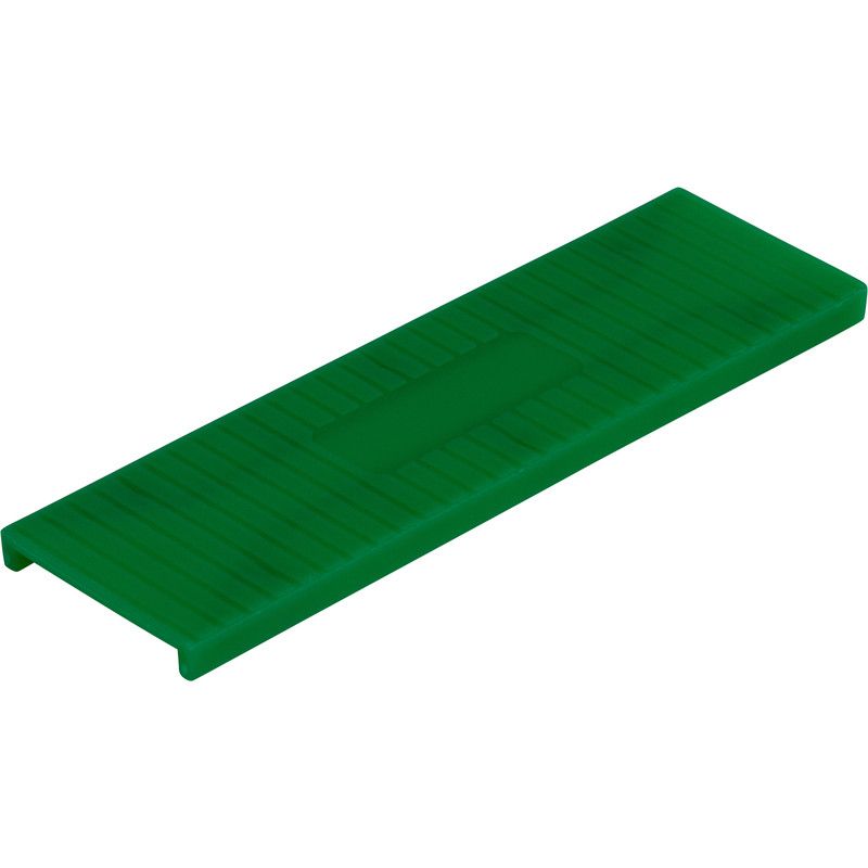 Kunststof tunnelblokje 30x5mm Groen