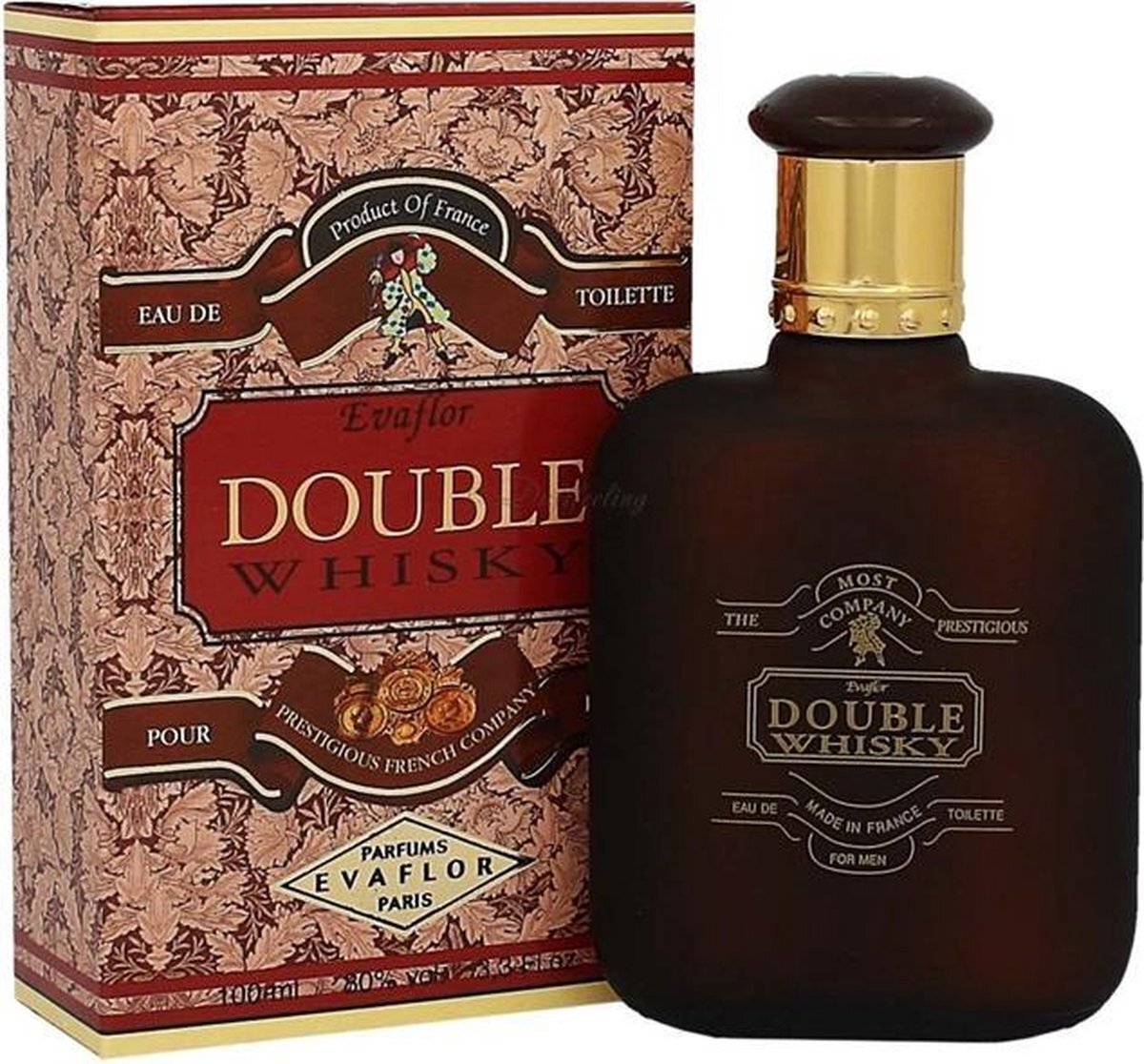 Evaflor Double Eau de Toilette (EDT) voor mannen, 100 ml • Het beste cadeau-idee voor hem • EvaFLORPARIS