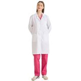 MISEMIYA Laboratoriumblouse voor dames Cz-8166 dames laboratoriumblouse CZ-8166 (1 stuk), Wit., XS
