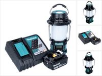Makita DMR 056 RT1 radio sans fil 18 V FM DAB+ avec lanterne torche 360° IP65 + 1x batterie rechargeable 5.0 Ah + chargeur