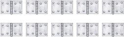 Alberts 852030 Scharnier | breed | rvs | 60 x 90 mm | Set van 10