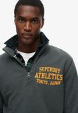 Superdry Track & Field trui met halve rits en afbeelding - Heren - Truien