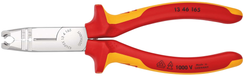 Knipex Ontmantelingstang geïsoleerd | Meer-componentengrepen | VDE-getest | Verchroomd | Lengte 165 mm - 13 46 165 SB