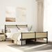 Maison Exclusive - Cadre de lit en métal sans matelas Chêne Sonoma 160x200 cm