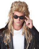 California Costumes Blonde Jaren 80 Mullet Pruik