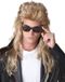California Costumes Blonde Jaren 80 Mullet Pruik