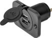 IWH USB dubbel inbouwstopcontact 12/24 Volt 2100 mAh