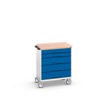Bott Verso Mobiele Kast | 800x600x980mm | 5 Laden | MPX Top | RAL 5010