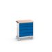 Bott Verso Mobiele Kast | 800x600x980mm | 5 Laden | MPX Top | RAL 5010