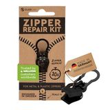 ZlideOn Rits Pull Vervanging - 1 stuk, Zwart (XL) - Instant Rits Vervanging Slider voor Metalen & Plastic Ritsen