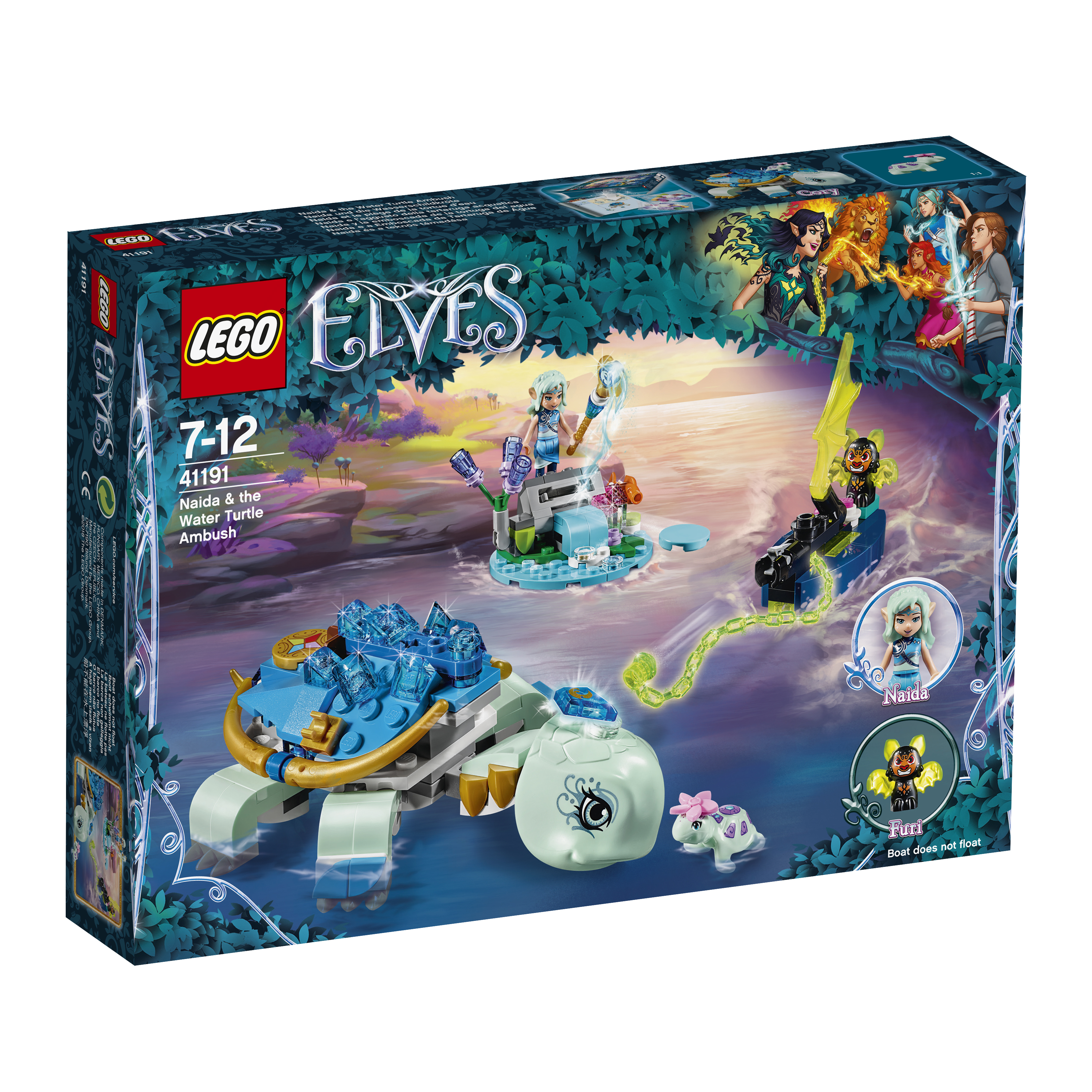 lego Elves Naida en de Waterschildpadhinderlaag - 41191 Help Naida de waterschildpad te beschermen tegen de schaduwvleermuis