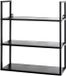 HAKU Meubel Wandplank Zwart, Metaal - Modern