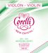 Corelli Crystal G vioolsnaren Nylon/Zilver omwonden Forte 704F