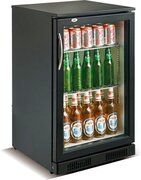 - Horeca bar glasdeur koelkast | 93 liter | 500(b) x 500(d) x 900(h) mm | Zwart zwart