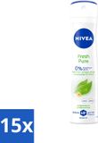 Nivea Deodorant Spray Fresh Pure - 15 stuks