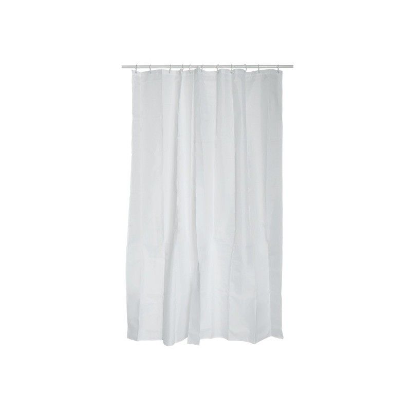 MSV Douchegordijn - 120 x 200 cm - Polyester - Wit