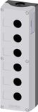 Siemens 3SU1806-0AA00-0AB1 Lege behuizing 6 inbouwplaatsen (l x b x h) 280 x 85 x 64 mm Grijs 1 stuk(s)