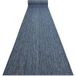 Le Tapis De Couloir Sizal Sion Mélange Tissé À Plat Bleu Foncé 150cm Bleu 150x170 Cm