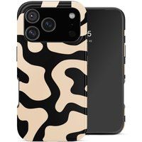 Selencia Vivid Backcover voor de Apple iPhone 18 Pro Max - Art Wave Black
