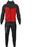 Givova Visa Trainingspak Rood, Zwart XS