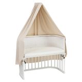 babybay Hemel wafelpiqué voor mobiele houder, geschikt voor alle modellen tot 96 cm lengte, zand