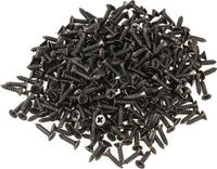 WTD Deutschland Set van 300 mini schroefjes (2.5x6 mm, verzonken, bronskleur)