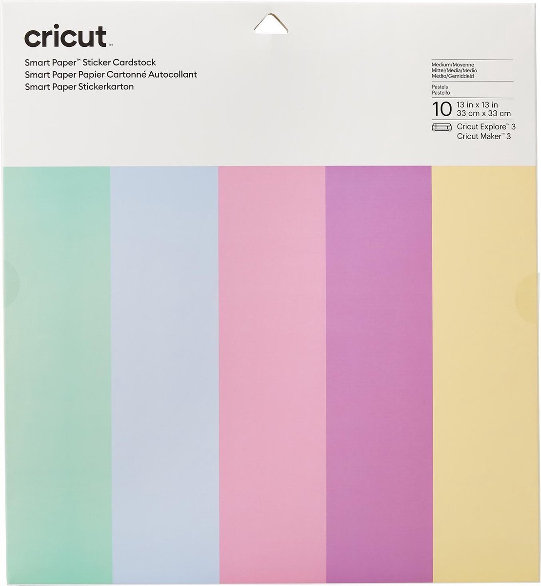 CRICUT Smart Stickerkarton 33x33 Pastel