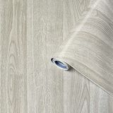Venilia Perfect Fix® Plakfolie, houtlook, grenenhout, taupe, houtfolie, 90 cm x 2,1 m, dikte 150 μ, zelfklevende meubelfolie