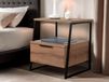 Table de chevet PALPA 1 porte bois