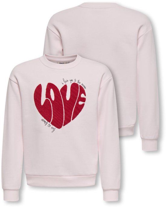 ONLY KOGLOVELY LIFE LS BOXY PRINTED SWT Meisjes Trui