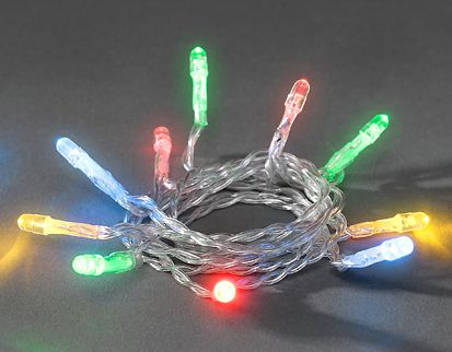 KONSTSMIDE 1408-503 LED Lichtketting - 20 Kleurrijke Diodes - Transparant