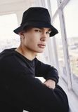 Urban Classics Flexfit Cotton Twill Bucket Hat Vissershoed Zwart