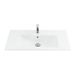 Sanicare Q7 wastafel 85x45cm 1 kraangat met overloop rechthoek keramiek blanc 3600085