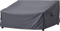 Merkloos Tuinbank Hoes - Ligbankhoes Terras - Meubels Beschermen - Waterdicht UV-bestendig - 208x99x61/89cm - Grijs