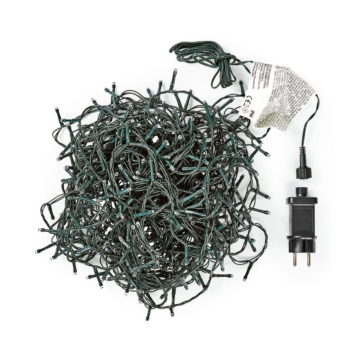 Kerstverlichting - 9m - 120 LED's - Warm Wit - Groen Snoer - Buiten