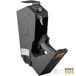 VEVOR Wapenkluis Pistoolkluis wandgemonteerd, 1 pistoolkluis vingerafdruk, sleutel of wachtwoord wapensafe koudgewalst staal, 370 x 190 x 86 mm wapenkast, wandkluis