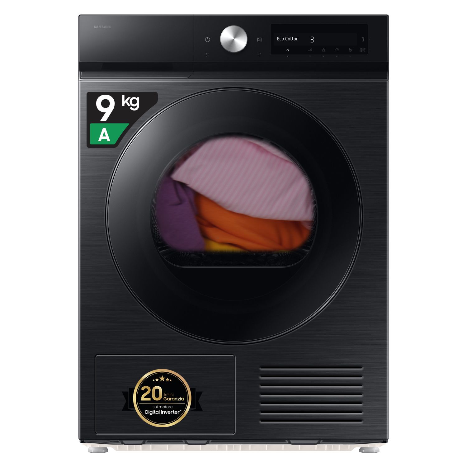 Samsung DV90DB7845GBU3 Warmtepompdroger - 9 kg - Zwart