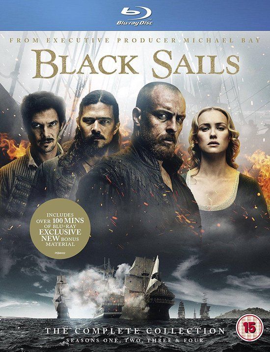 Tv Series Black Sails - Seasons 1-4 - Blu-ray