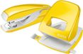 Leitz nietmachine- & perforator-set Nexxt WOW - geel-metallic