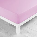 douceur d'intérieur Jersey Fitted Sheet 160 x 200 cm Dragee 100% Cotton