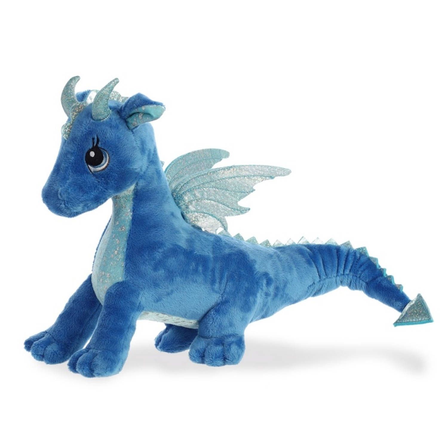 Aurora Sparkle Tales Indigo Draak - Blauw - 30,5 cm