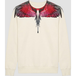 Icecat sweat à col ras du cou avec ailes, blanc-rouge, homme