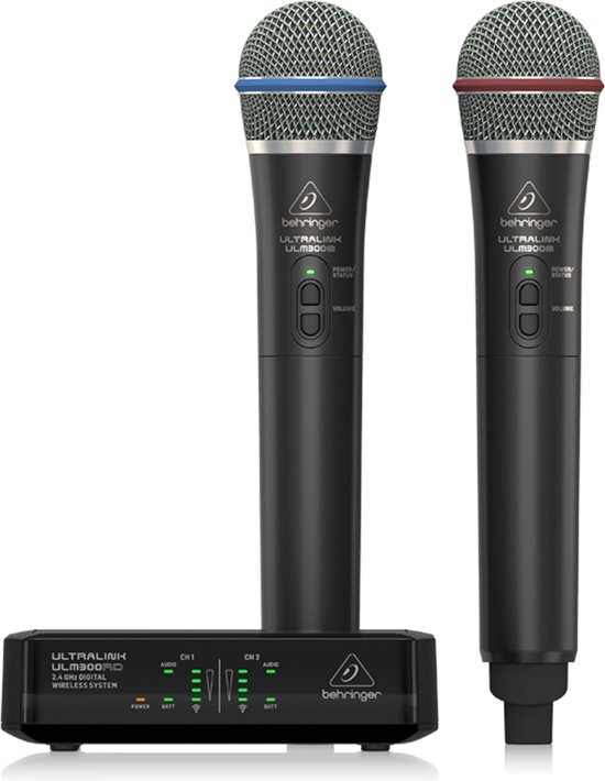 Behringer ULTRALINK ULM302MIC dual handheld draadloos 2.4GHz