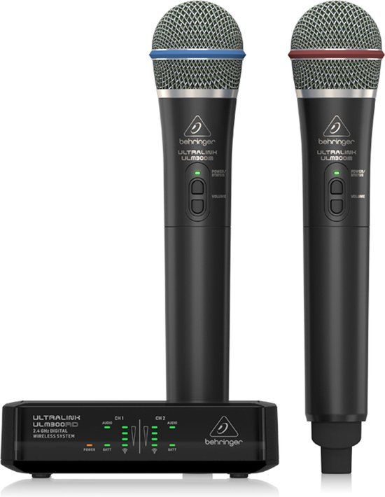 Behringer ULM302MIC - Dual Handheld Draadloos Microfoon Systeem